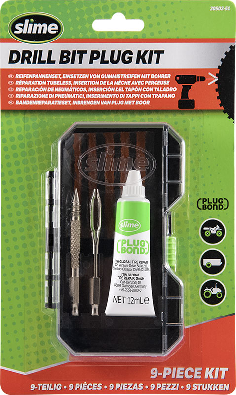 Slime Drill Bit Plug Kit – Opravná sada knotem